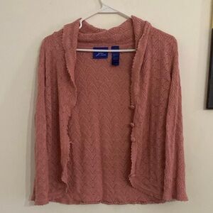 Pink cardigan